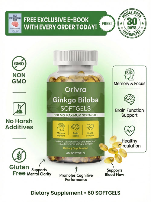 Cognitive Restore | Ginkgo Biloba Extract - 500MG Orderlies